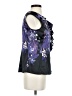 T Tahari Purple Sleeveless Blouse Size S - photo 4