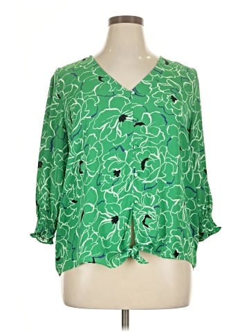 Hope & Harlow 3/4 Sleeve Blouse (view 1)