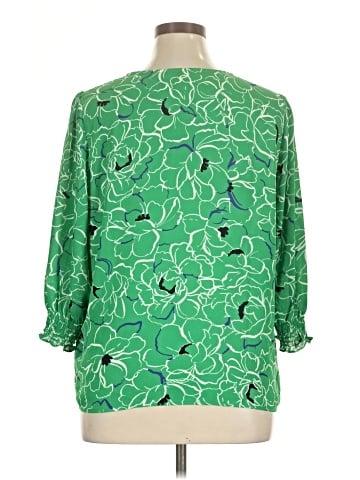 Hope & Harlow 3/4 Sleeve Blouse (view 2)