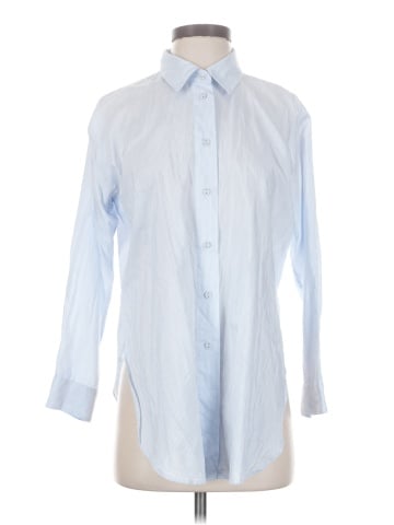 Ines de la Fressange for Uniqlo Long Sleeve Button-Down Shirt (view 1)