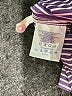Lands' End 100% Baumwolle Stripes Purple Long Sleeve Button-Down Shirt Size 10 (petite) - photo 8