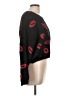 Francesca's Animal Print Black Pullover Sweater Size L - photo 4
