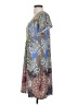 One World Paisley Blue Casual Dress Size S - photo 5