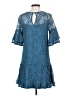 Francesca's Blue Casual Dress Size S - photo 2