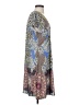 One World Paisley Blue Casual Dress Size S - photo 4