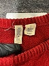 Sky and Sparrow Color Block Burgundy Pullover Sweater Size S - photo 7