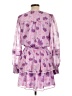 Allison 100% Polyester Hearts Purple Cocktail Dress Size L - photo 2