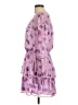 Allison 100% Polyester Hearts Purple Cocktail Dress Size L - photo 5