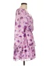 Allison 100% Polyester Hearts Purple Cocktail Dress Size L - photo 4