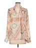 Dolan Ivory Long Sleeve Blouse Size L - photo 1