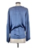Vanita Rosa Blue Long Sleeve Blouse Size S - photo 2