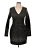 Bebe Stars Black Cocktail Dress Size L - photo 1