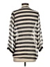 Joie 100% Silk Stripes Silver Blouse Size XS - photo 2
