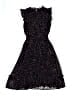Aqua 100% Polyester Stars Black Dress Size M (youth) - photo 2