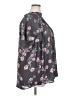 Torrid 100% Polyester Floral Gray Short Sleeve Blouse Size 3X Plus (3) - photo 4