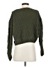 Poof Apparel 100% Polyester Green Pullover Sweater Size S - photo 2