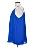 Premise Studio 100% Polyester Blue Sleeveless Blouse Size S - photo 5