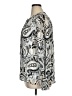 Haver + Blair 100% Polyester Paisley Silver Long Sleeve Blouse Size XL - photo 5
