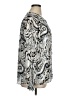 Haver + Blair 100% Polyester Paisley Silver Long Sleeve Blouse Size XL - photo 4