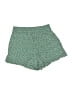 Old Navy 100% Rayon Hearts Green Shorts Size XS - photo 2