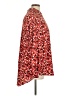 Lane Bryant 100% Polyester Floral Red Long Sleeve Blouse Size 14 - 16 Plus - photo 4