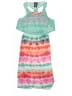 PaperDoll 100% Polyester Tie-dye Teal Dress Size 12 - photo 1