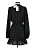 Lichi Polka Dots Black Casual Dress Size S - photo 2