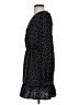 Lichi Polka Dots Black Casual Dress Size S - photo 5