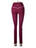Club Pilates Color Block Burgundy Active Pants Size M - photo 2