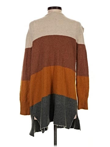 Madewell Kent Striped Cardigan Sweater in Coziest Yarn (view 2)