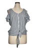 Venus 100% Polyester Black Short Sleeve Top Size XL - photo 1