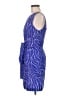 Susana Monaco 100% Polyester Graphic Blue Cocktail Dress Size 6 - photo 5