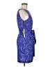 Susana Monaco 100% Polyester Graphic Blue Cocktail Dress Size 6 - photo 4