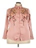 Angela Pink Long Sleeve Blouse Size 3X - photo 1