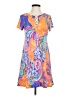 MSK Paisley Orange Casual Dress Size S - photo 1