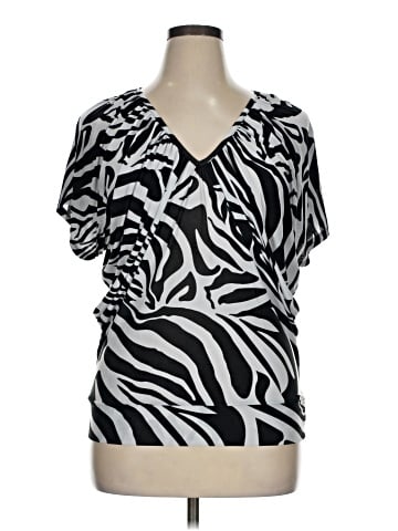 Whats Hot Short Sleeve Blouse (view 1)