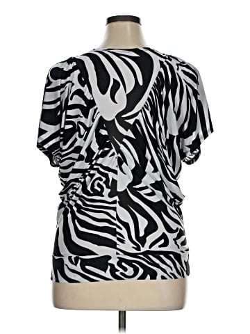 Whats Hot Short Sleeve Blouse (view 2)