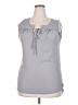 Unbranded Gray Sleeveless Blouse Size XXL - photo 1