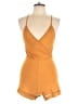 Topshop Solid Orange Romper Size 2 Petite - photo 1