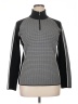 Descente Houndstooth Black Turtleneck Sweater Size XS - photo 1
