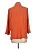 Joanna 100% Polyester Orange 3/4 Sleeve Blouse Size L - photo 2