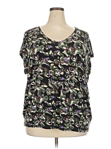 Jennifer Lopez Short Sleeve Blouse (view 1)