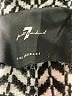 7 For All Mankind 100% Polyester Chevron-herringbone Black Jacket Size M (estimated) - photo 6