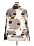 Shein Curve 100% Polyester Print Orange Jacket Size 4X - photo 2
