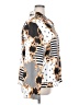 Shein Curve 100% Polyester Print Orange Jacket Size 4X - photo 4