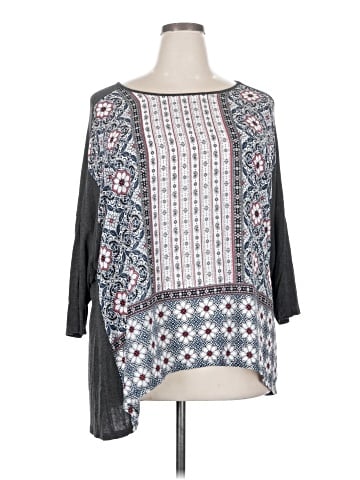 Como Vintage 3/4 Sleeve Blouse (view 1)