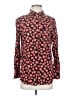 Ganni 100% Viscose Floral Red Long Sleeve Blouse Size EU 36 / US 6 - photo 1