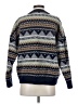 DAZY 100% Acrylic Chevron-herringbone Blue Pullover Sweater Size S - photo 2