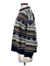 DAZY 100% Acrylic Chevron-herringbone Blue Pullover Sweater Size S - photo 5