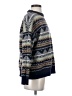 DAZY 100% Acrylic Chevron-herringbone Blue Pullover Sweater Size S - photo 4